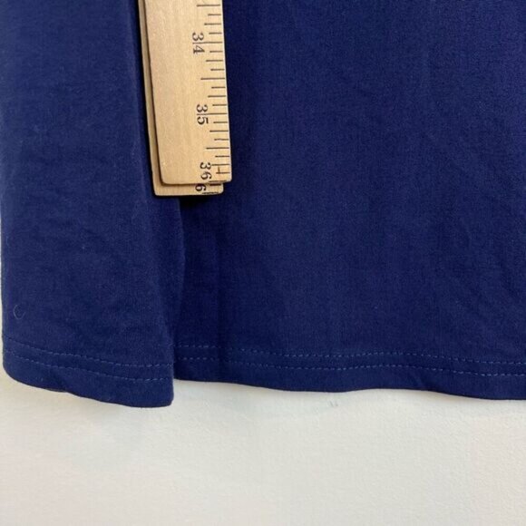 Rose Maternite Maternity Pregnancy Stretch Blue Nighty Medium Dress Midi Pyjamas - Picture 5 of 11